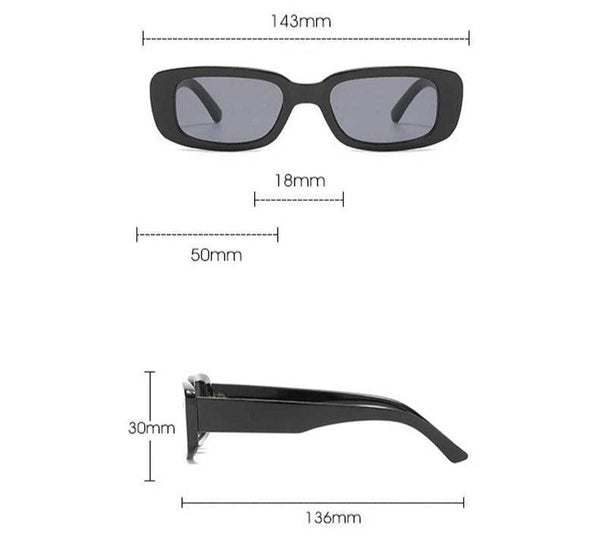 Fashion Rectangle Sunglasses - SunglassesMart