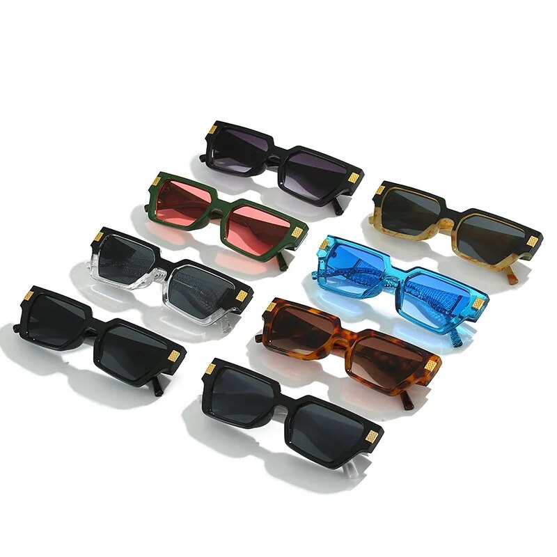 Crocodile Design Square Sunglasses