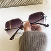 New Fashion Rimless Butterfly Sunglass - SunglassesMart