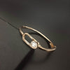 New Round Design Diamond Gold Kada Bracelet For Women- - SunglassesMart