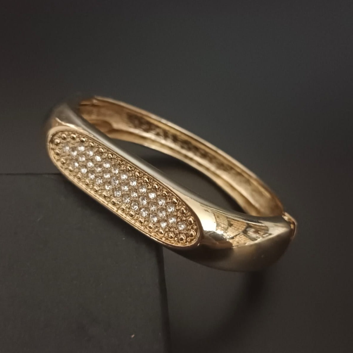 New Diamond  Design Gold Kada Bracelet For Women and Girl-Sunglassesmart