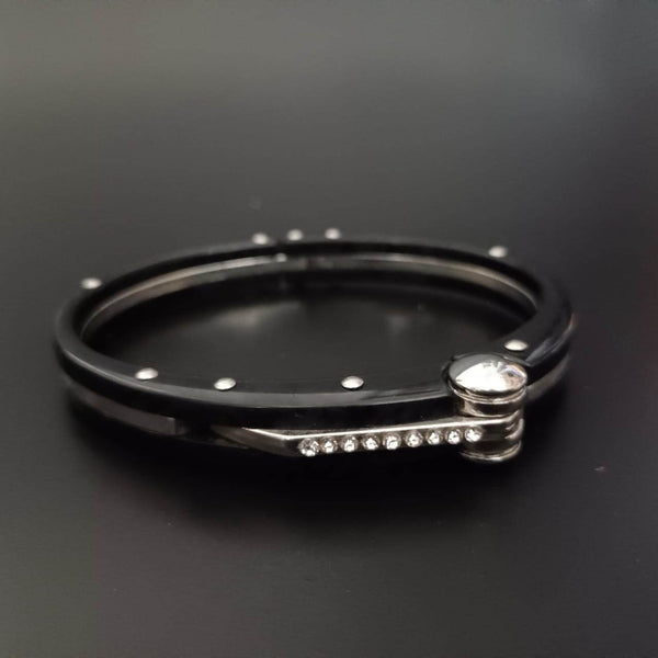 New Black Handcuff Bracelet For Men - SunglassesMart