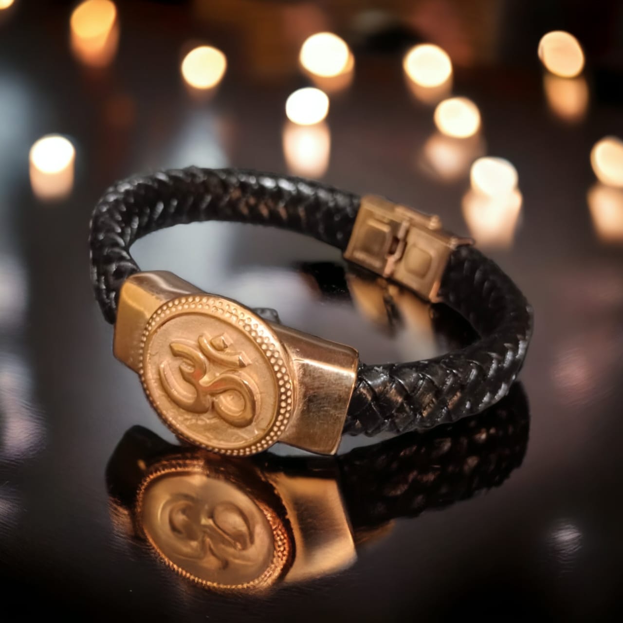 Om devotional bracelet for men