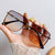 Square Fashion Rimless Sunglasses - SunglassesMart