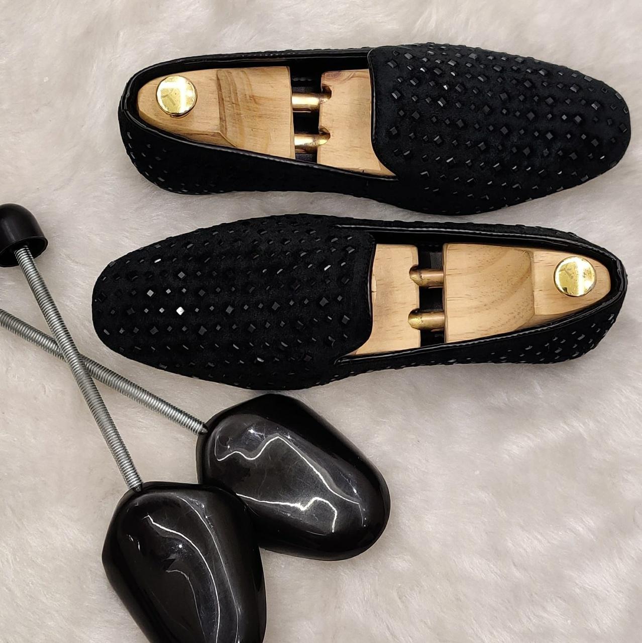 Studded Moccasin Loafers