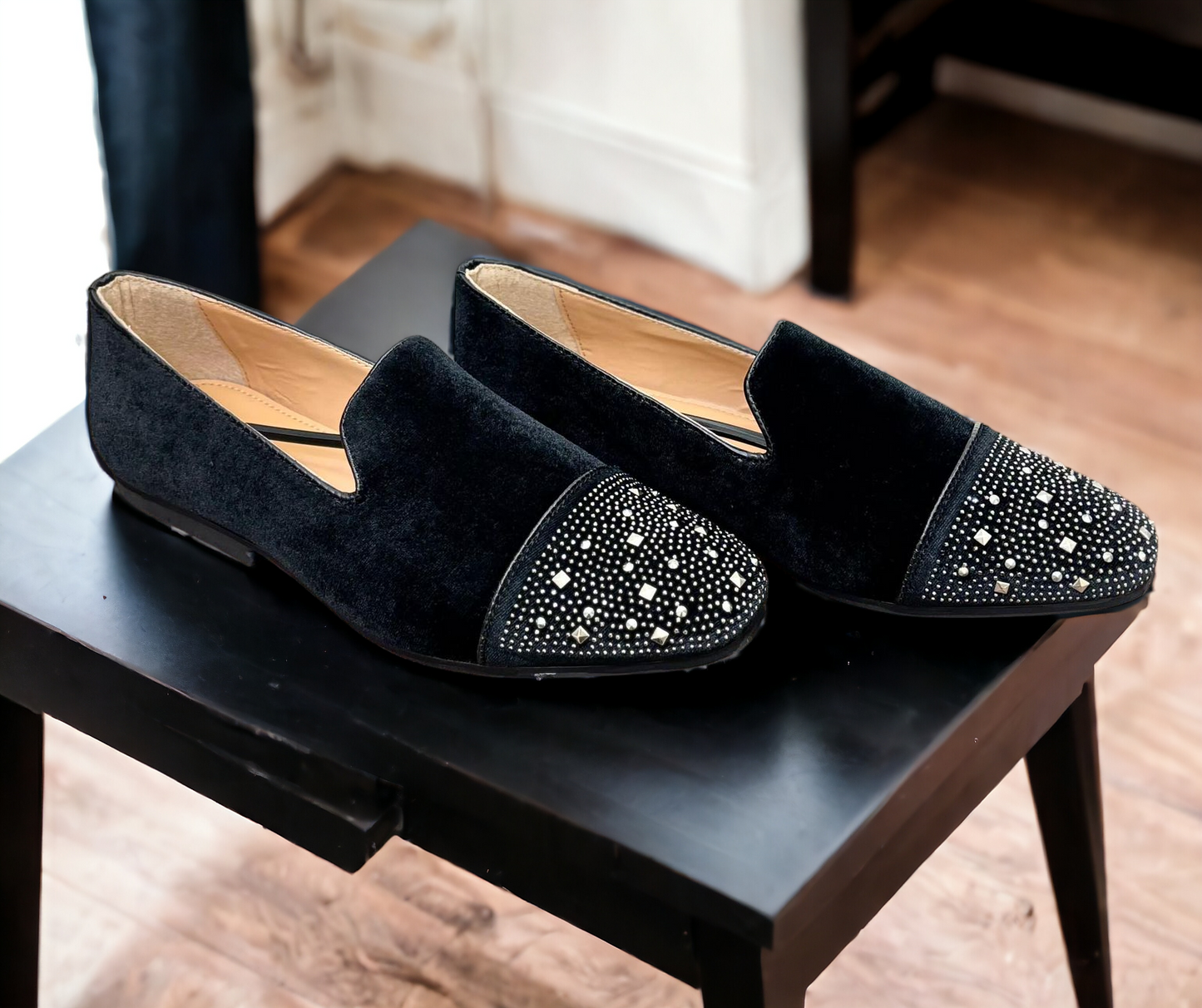 Studded Moccasin Loafer Shoes for Men