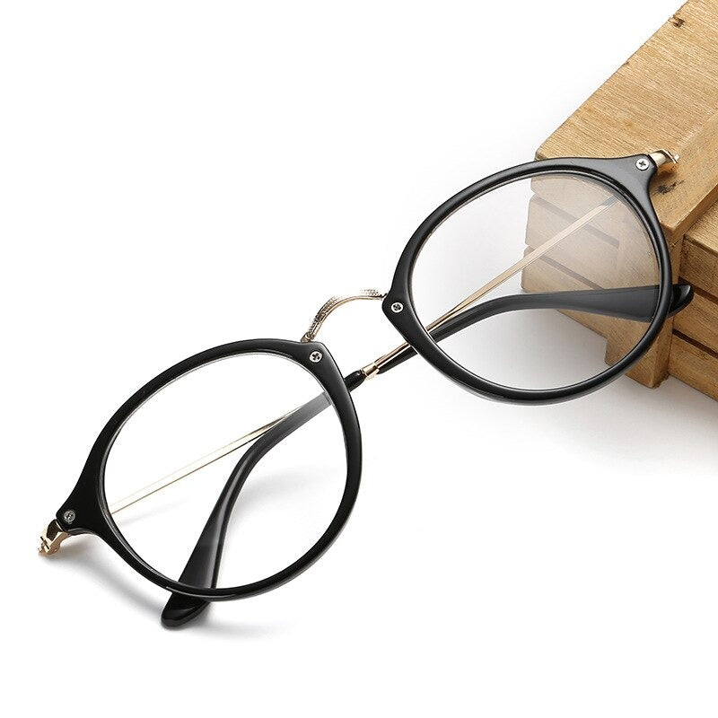 Buy Designer Anti Blue Light Round Eyeglasses For Men-SunglassesMart