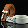 Buy Jaguar Designer Buckle Leather Belt For Men - SunglassesMart