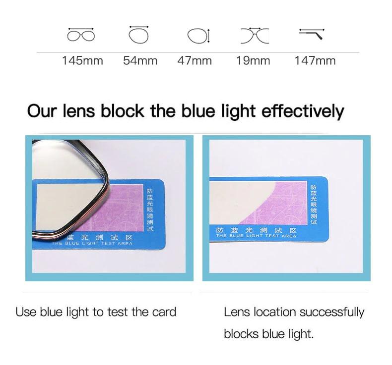 Retro Anti-Blue Light Square Glasses
