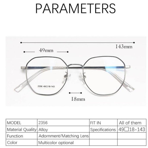 Retro Metal Optical Eye Glasses - SunglassesMart