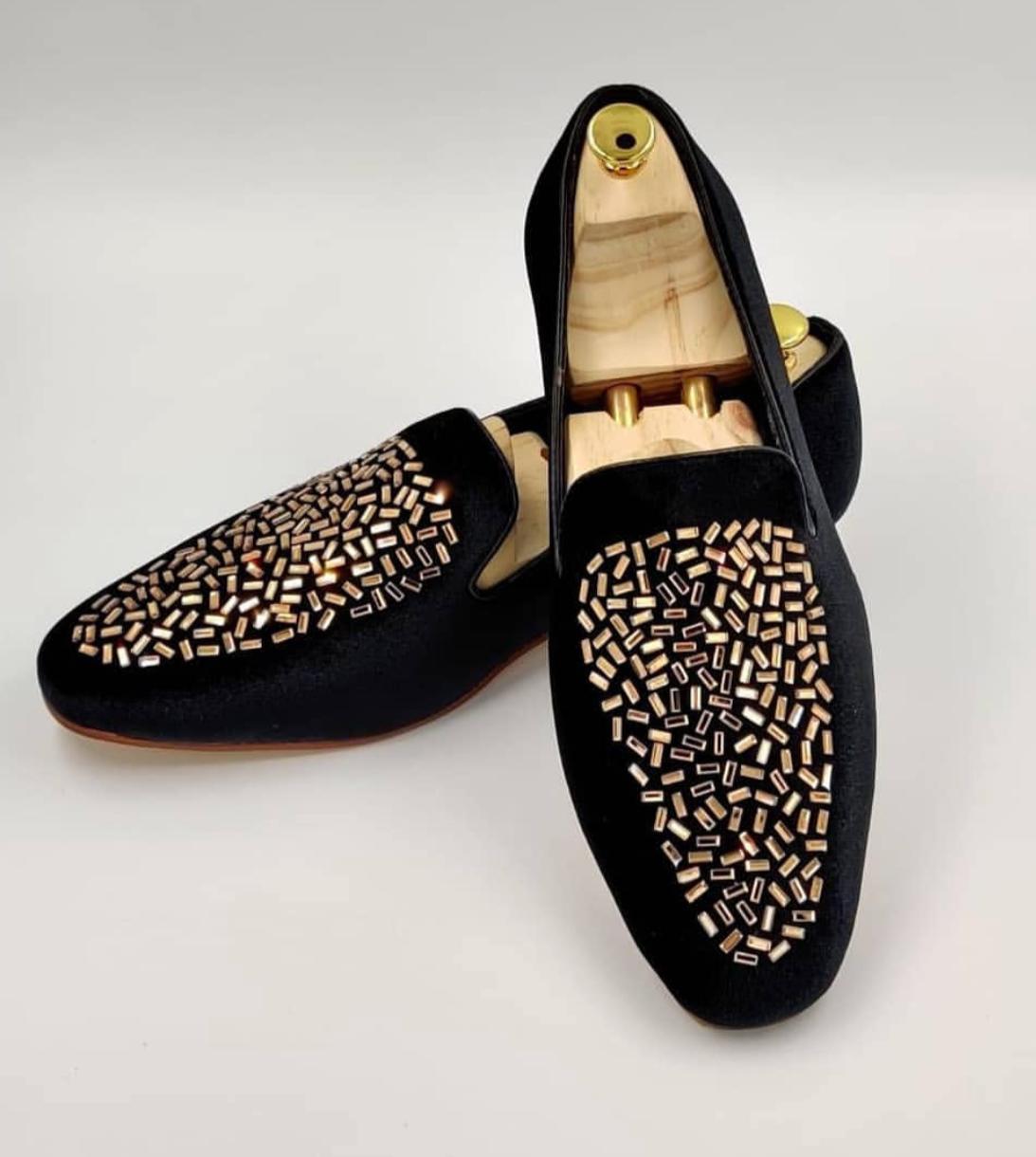 Buy Now Fashion Studded Suede Loafer Shoes For Partywear And Casualwear - Sunglassesmart