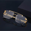 Steampunk Retro Rimless Sunglasses - SunglassesMart
