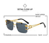 New Double Bridge Gradient UV400 Sunglasses - SunglassesMart