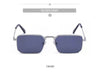 Fashion Punk Rectangle Sunglasses - SunglassesMart