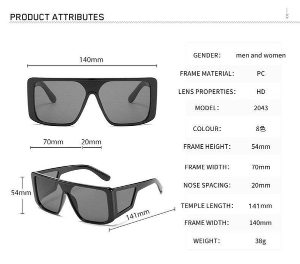 Celeb Inspired Oversized Sunglasses - SunglassesMart