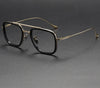 Retro Frame Vintage Square Prescription Eyeglasses - SunglassesMart