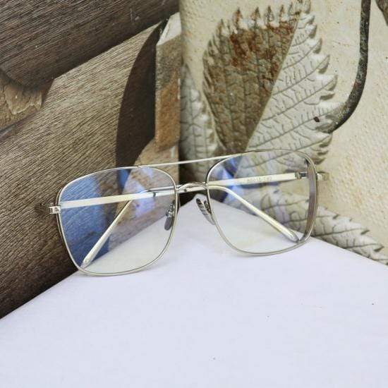 Funky Side Cap Silver Clear Wayfarer Sunglasses-SunglassesMart Premium SunglassesMart