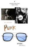 New Candy Blue Iron Men Sunglasses - SunglassesMart