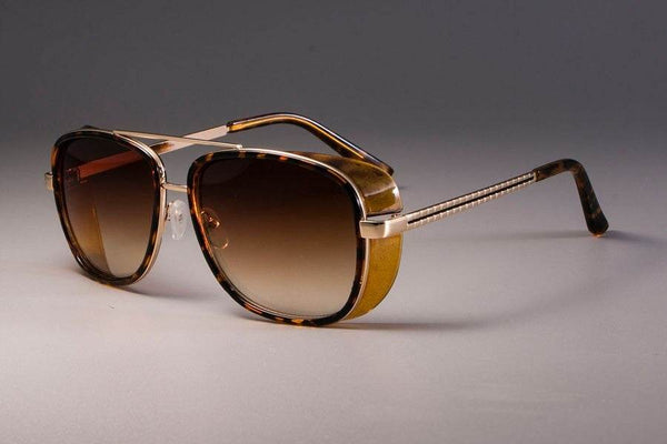 Classic Steampunk Rectangle Sunglasses - SunglassesMart