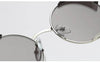 Steampunk Silver Mirror Round Metal Sunglasses - SunglassesMart