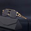 Steampunk Retro Rimless Sunglasses - SunglassesMart
