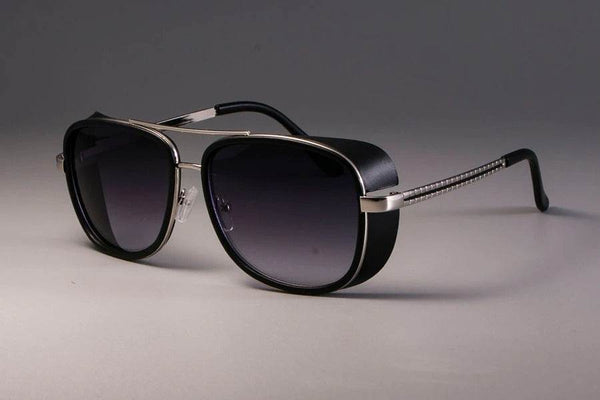 Classic Steampunk Rectangle Sunglasses - SunglassesMart