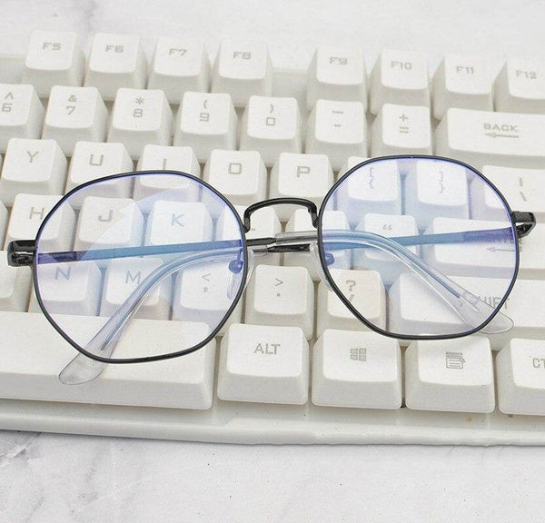 Vintage Hexagonal Eyeglasses - SunglassesMart