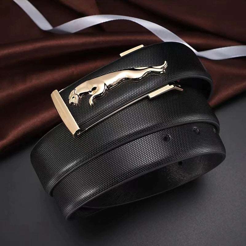 Buy Jack Marc Fashion Jaguar Leather Belt For Men