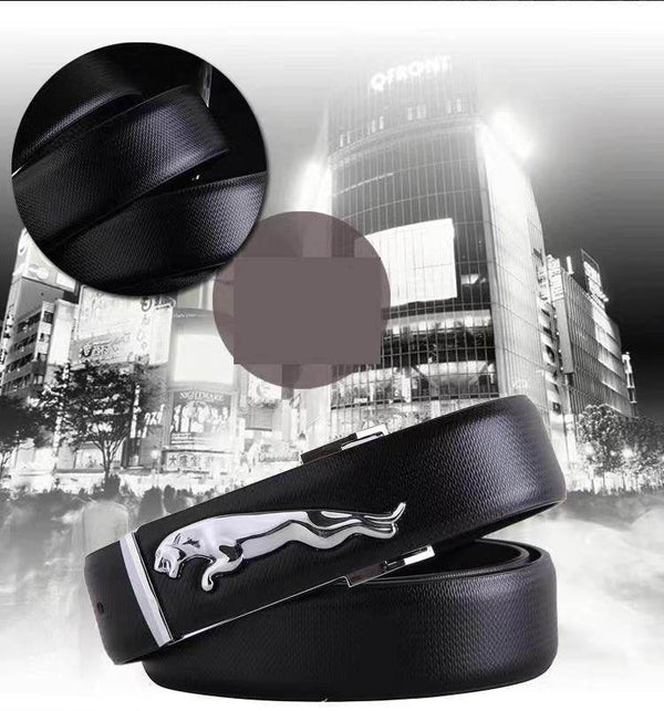 Fashion Jaguar Leather Belt - SunglassesMart