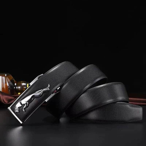 Fashion Jaguar Leather Belt - SunglassesMart