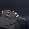 New Retro Rimless Steampunk Sunglasses - SunglassesMart