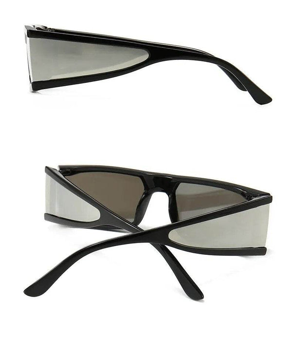 Rectangle Women Fashion Retro Mirror Sunglasses - SunglassesMart