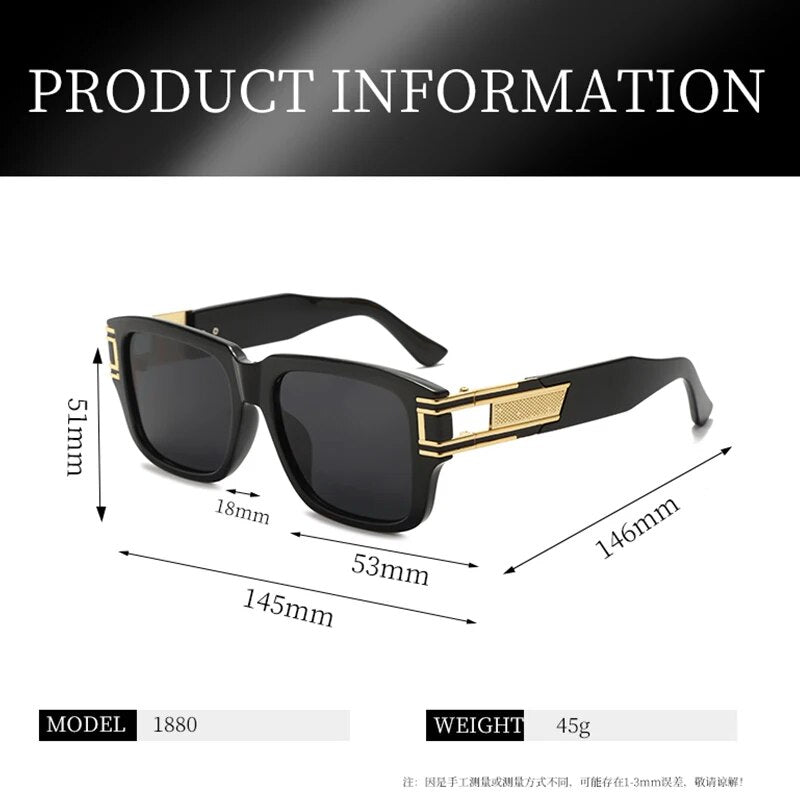 New Fashion Classic Unisex Square Sunglasses