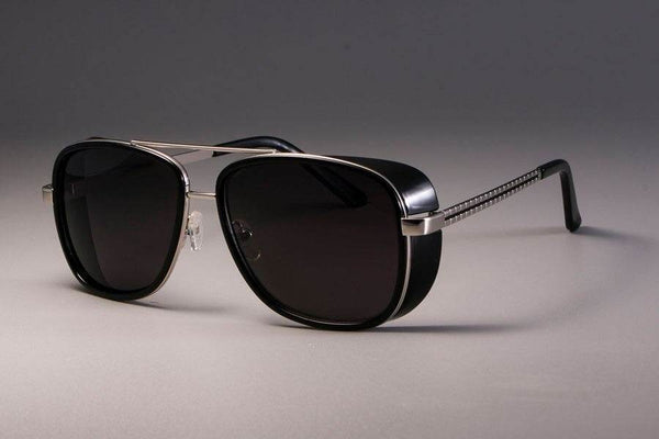 Classic Steampunk Rectangle Sunglasses - SunglassesMart