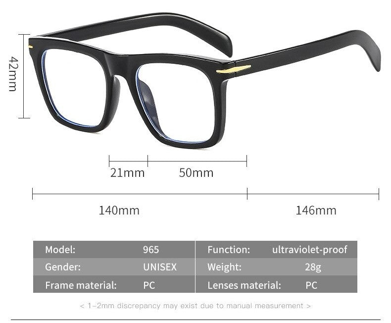 Buy Designer Square Optical Glasses-SunglassesMart