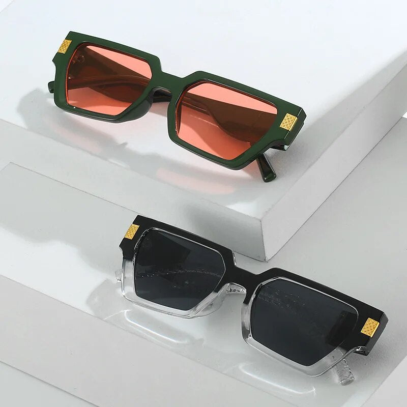 Crocodile Design Square Sunglasses