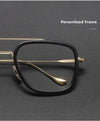 Retro Frame Vintage Square Prescription Eyeglasses - SunglassesMart